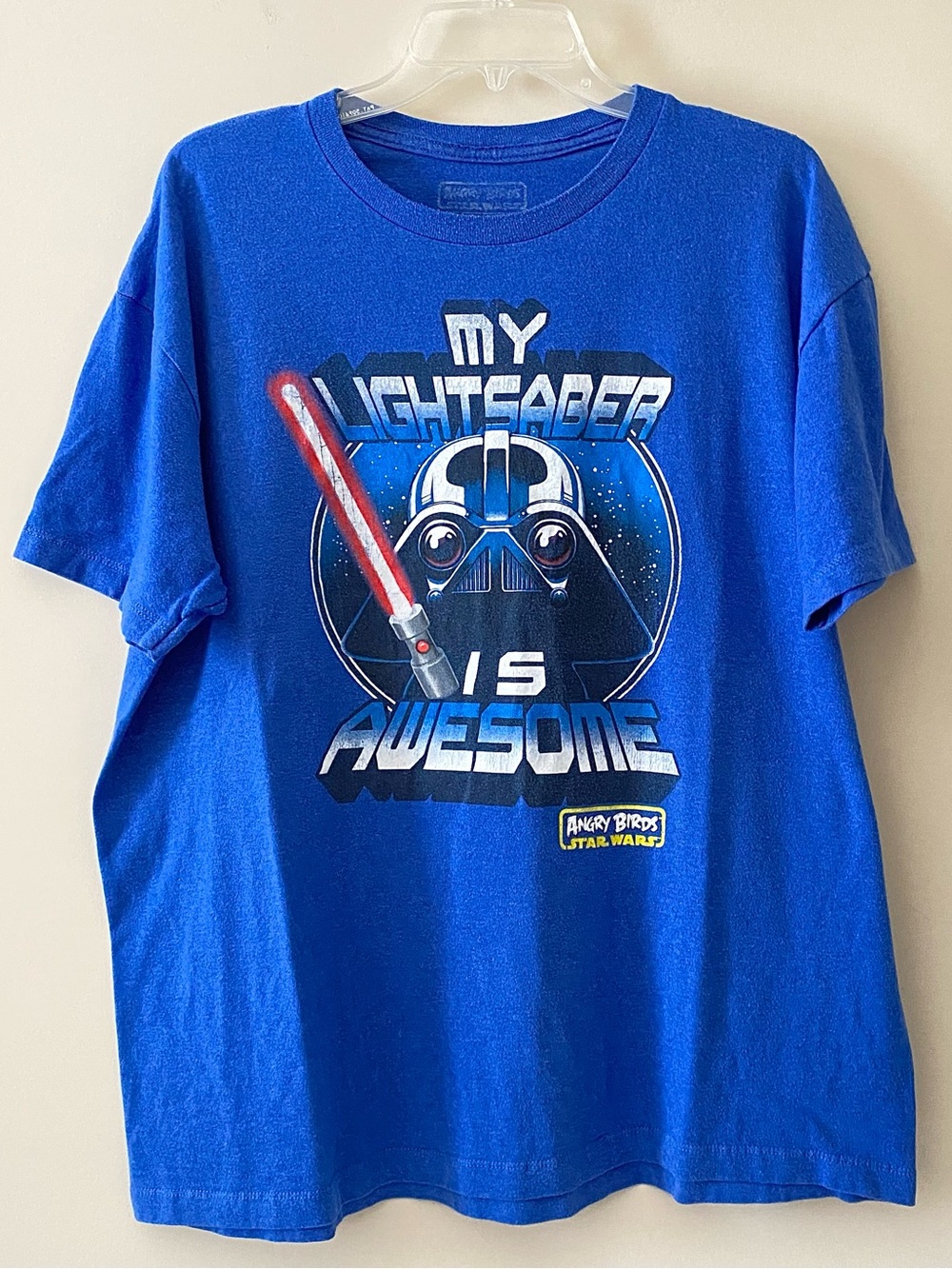 Angry Birds Star Wars Men’s Blue Graphic Tees - XL - Pre-owned